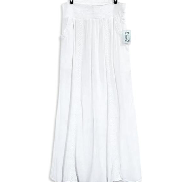 New Studio West Crochet Pull-On Lightweight Wide Les Pants - Picture 3 of 6